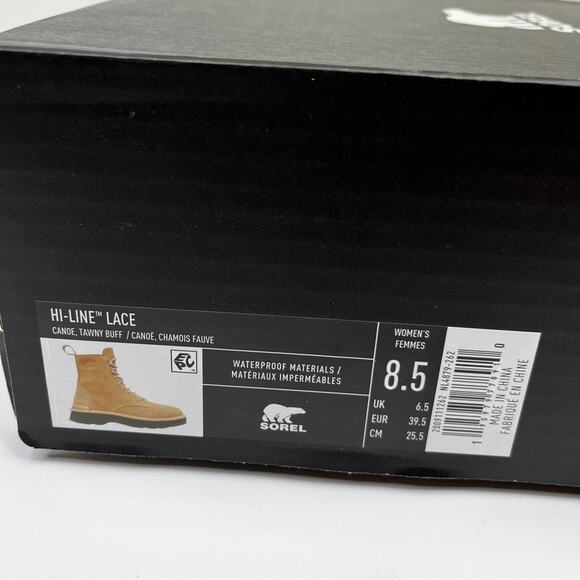SOREL Lace-up Hi-line boots canoe tawny buff - 8.5 - Picture 13 of 13